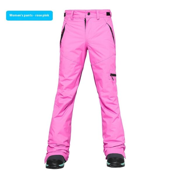 Ski Pants Snow Waterproof Wind Thermal Slim Fit Ski Suit - Image 4