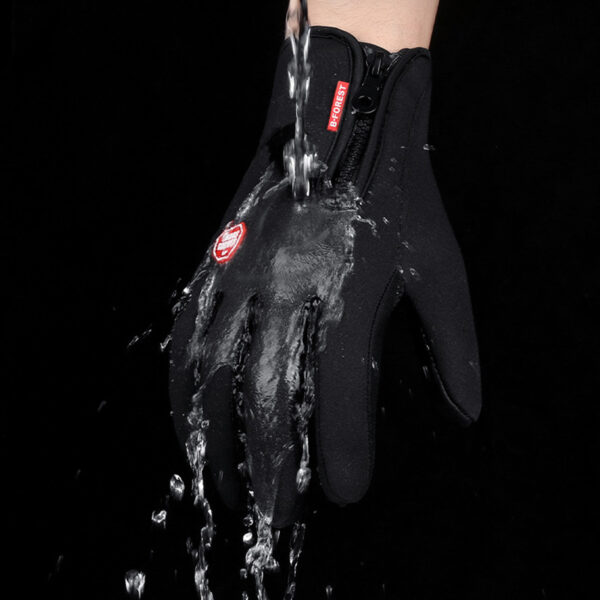 Winter Gloves Touch Screen Riding Motorcycle Sliding Waterproof Sports Gloves With Fleece - Image 10