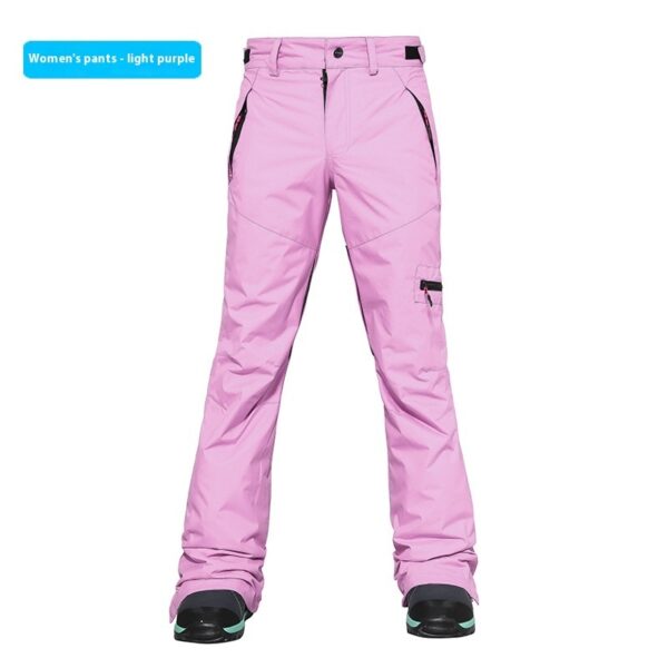 Ski Pants Snow Waterproof Wind Thermal Slim Fit Ski Suit - Image 5