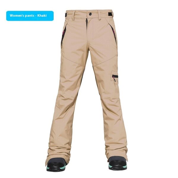 Ski Pants Snow Waterproof Wind Thermal Slim Fit Ski Suit - Image 6